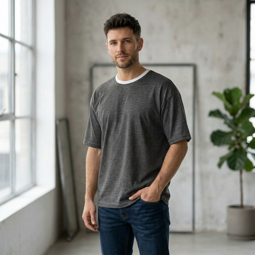 Oversized cotton t-shirt