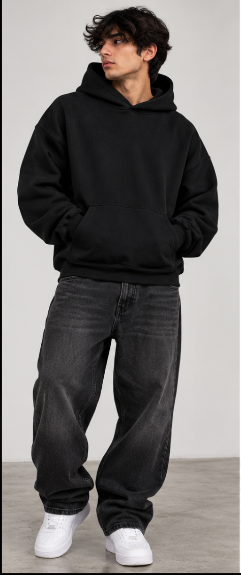 Oversized Cotton Hoodie